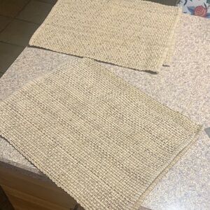 Woven Tan place mats (4)